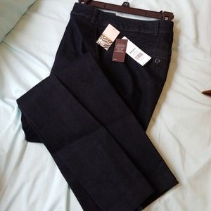 Dana Buchman signature  dark rinse denim